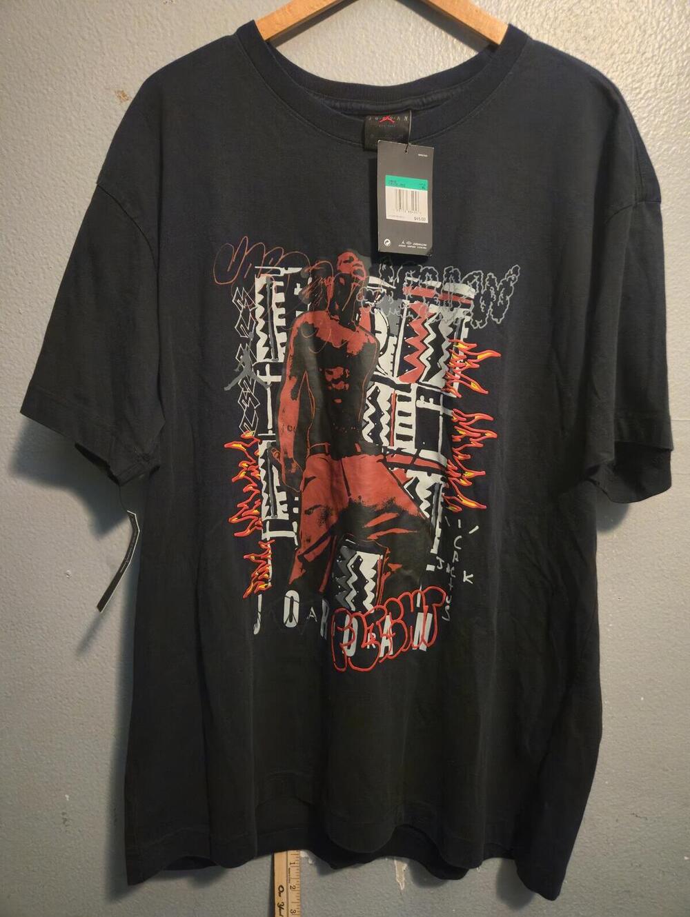 Nike Air Jordan x Travis Scott 'Cactus Jack' MJ 2 T Shirt NEW WITH TAGS SIZE XL